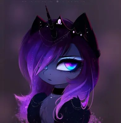 Princess Luna,принцесса Луна,royal,my little pony,Мой маленький пони,фэндомы,mlp  art,MagnaLuna,artis… | Dibujos de unicornios tumblr, Princesa luna, Dibujos  bonitos картинки