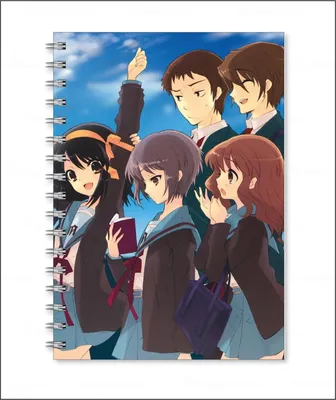 Меланхолия Харухи Судзумии (2006-2009) - Melancholy of Haruhi Suzumiya, The  - Suzumiya Haruhi no yûutsu - 涼宮ハルヒの憂鬱 - постеры фильма - азиатские  мультфильмы - Кино-Театр.Ру картинки