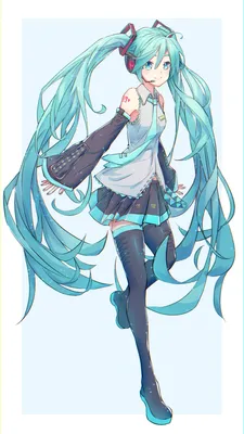 🖤🔥 Hatsune Miku арт, красивая …» — создано в Шедевруме картинки