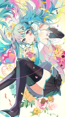 Hatsune Miku Vocaloid Anime , hatsune miku transparent background PNG  clipart | HiClipart картинки