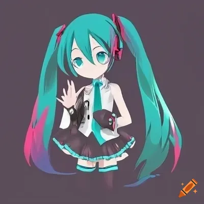 3D printing Miku Hatsune - Vocaloid - Anime Fanart Toy • made with Anycubic  Photon Mono SE・Cults картинки