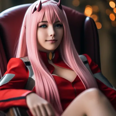 5 Zero Two из аниме \"Милый во …» — создано в Шедевруме картинки