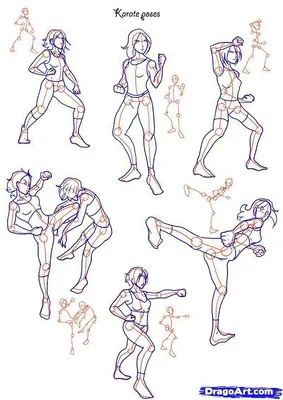 Create meme Chibi poses, anime poses, sketches of anime, poses de anime -  thirstymag.com картинки