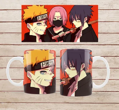 Обои на рабочий стол Haruno Sakura / Сакура Харуно делает селфи с Uchiha  Sasuke / Саске Учиха и Uzumaki Naruto / Наруто Узумаки из аниме Naruto /  Наруто, обои для рабочего стола, картинки