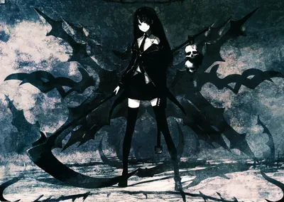 Figma SP-018. Black Rock Shooter Strength ver. figure / Стрелок с Черной  скалы аниме фигурка – Аниме магазин Figuremarket картинки