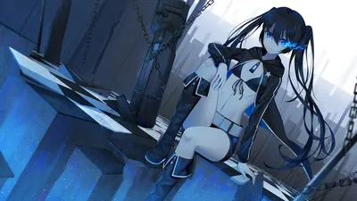 Скачать обои Девушка, Аниме, Арт, Black Rock Shooter, Стрелок с чёрной скалы,  раздел сёнэн в разрешении 1920x1080 картинки