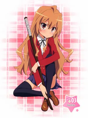 Купить постер (плакат) Toradora - Taiga Aisaka на стену для интерьера картинки