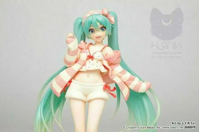 Купить Аниме фигурку \"Вокалоиды Хатсуне Мику\" оригинальная, 18см - Figure  Hatsune Miku Room Wear Ver. Vocaloid с доставкой по России картинки