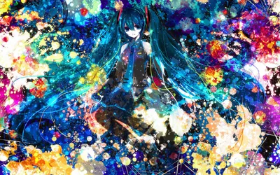 Брелок металлический Vocaloid Miku Hatsune - купить недорого картинки