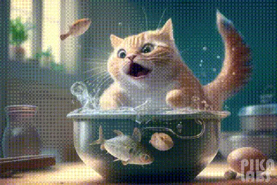 Прикольные гифки с котиками на все случаи жизни (можно бесплатно скачать  GIF) | Нейроблогер: человек в нейросетях | Дзен картинки