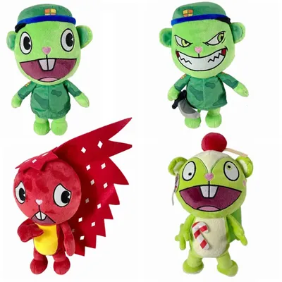 HTF Anime Figure Plush Doll Toys Happy Tree Friends Shifty Lumpy Nutty  Flippy | eBay картинки