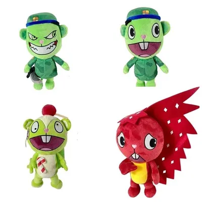 Happy Tree Friends Plush Doll Anime HTF Figure Stuffed Doll Nutty Flippy  Toys | eBay картинки