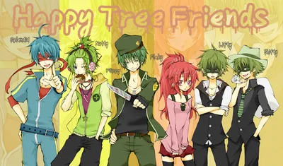 Happy tree friends | Happy tree friends, Dibujos, Dibujos de anime картинки