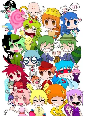 Anime Mangaka Rendering, Happy Tree friends, cg Artwork, chibi png | PNGEgg картинки