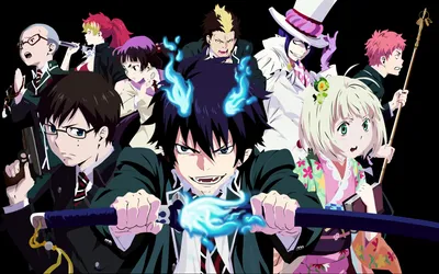 Обзор аниме Ao no Exorcist («Синий экзорцист», «Blue Exorcist») | @Anime  Dreamer@ | Дзен картинки