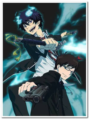 000550 круглый значок аниме Blue Exorcist Синий экзорцист купить доставка  по Украине цена отзывы - Ayashi картинки