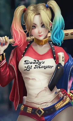 Harley Quinn - Anime Maxi Poster | Elbenwald картинки