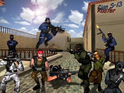 Counter Strike 2, Постер, Фон, Солдаты, Видеоигра, Шутер (3440x1440) - обои  для рабочего стола картинки