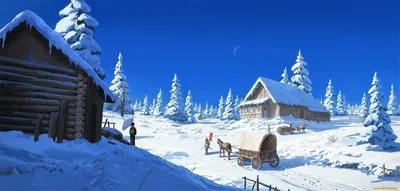 Зима - Christmas Animate Wallpaper - обои живые картинки