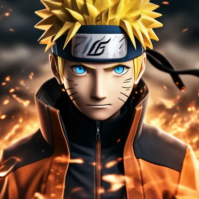 Персонаж naruto uzumaki из аниме …» — создано в Шедевруме картинки