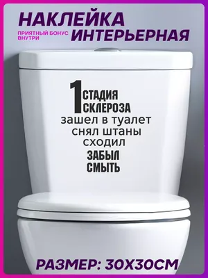 Наклейка прикол на унитаз - дверь туалета - дверь ванной \"Ты Это ненадолго  если чЁ\" 150мм х 220мм купить по выгодной цене в интернет-магазине OZON  (750457837) картинки