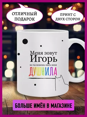 Printshok Кружка душнила с именем Игорь картинки