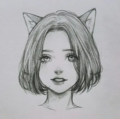 Рисунки аниме для срисовки | Anime art girl, Character art, Manga drawing картинки