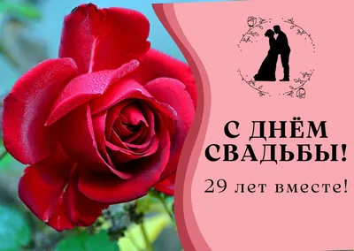 29 лет совместной жизни - бархатная свадьба: поздравления, открытки, что  подарить, фото-идеи торта картинки