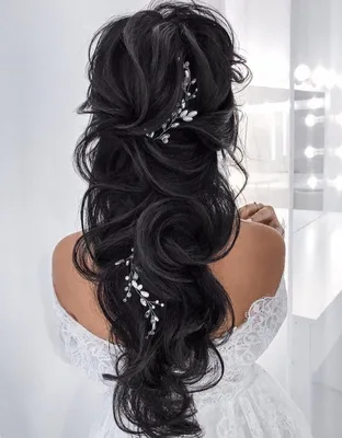 Идеи причёсок_ Hairstyles ideas | Свадебные прически косы, Длинные  свадебные прически, Свадебные прически картинки