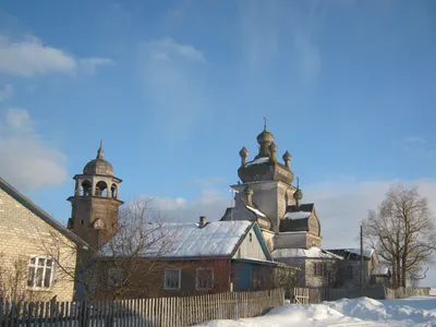 Иркутская область Зима Церковь Николая Чудотворца Фотография картинки