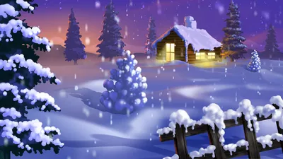 winter new year night - KDE Store картинки