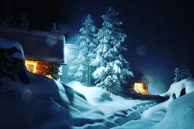 winter #snow #cold #happynewyear #newyear #зима #снег #холод #мороз # новыйгод #скоро #дома #лес #елка #forest #house #дом | Зимние картинки,  Зимний дом, Пейзажи картинки