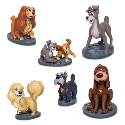 Игровой набор фигурок Леди и Бродяга Дисней - Disney Store в Москве картинки