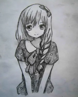 Аниме для срисовки | Girl drawing sketches, Anime drawings, Anime drawings  sketches картинки