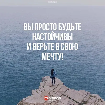 Вы просто будьте настойчивы и верьте в свою мечту! _ #цитаты #умныемысли  #цитатадня #цитатывелики… | Смешные мотивационные цитаты, Жизненные  поговорки, Мотивация картинки