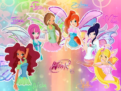 Раскраска WinX Винкс картинки