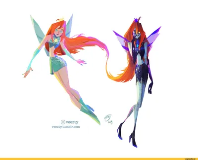 Winx Club (Винкс) :: veezty :: Dark Bloom :: Bloom :: Мультфильмы / смешные  картинки и другие приколы: комиксы, гиф анимация, видео, лучший  интеллектуальный юмор. картинки