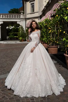 Пышное свадебное платье с рукавом Lussano Bridal Di 17024 | Купить свадебное  платье в салоне Валенсия (Москва) картинки