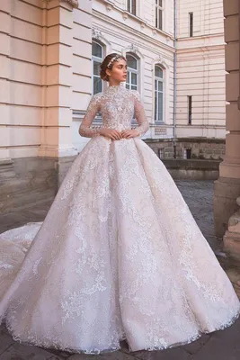 Свадебное пышное платье с рукавами Secret Sposa Аина | Купить свадебное  платье в салоне Валенсия (Москва) картинки