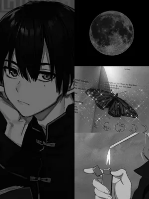 Тёмная аватарка | Dark anime, Anime monochrome, Gothic anime картинки