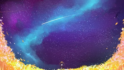 Картинки по запросу аниме звёздное небо | Anime scenery wallpaper, Anime  wallpaper, Sky anime картинки